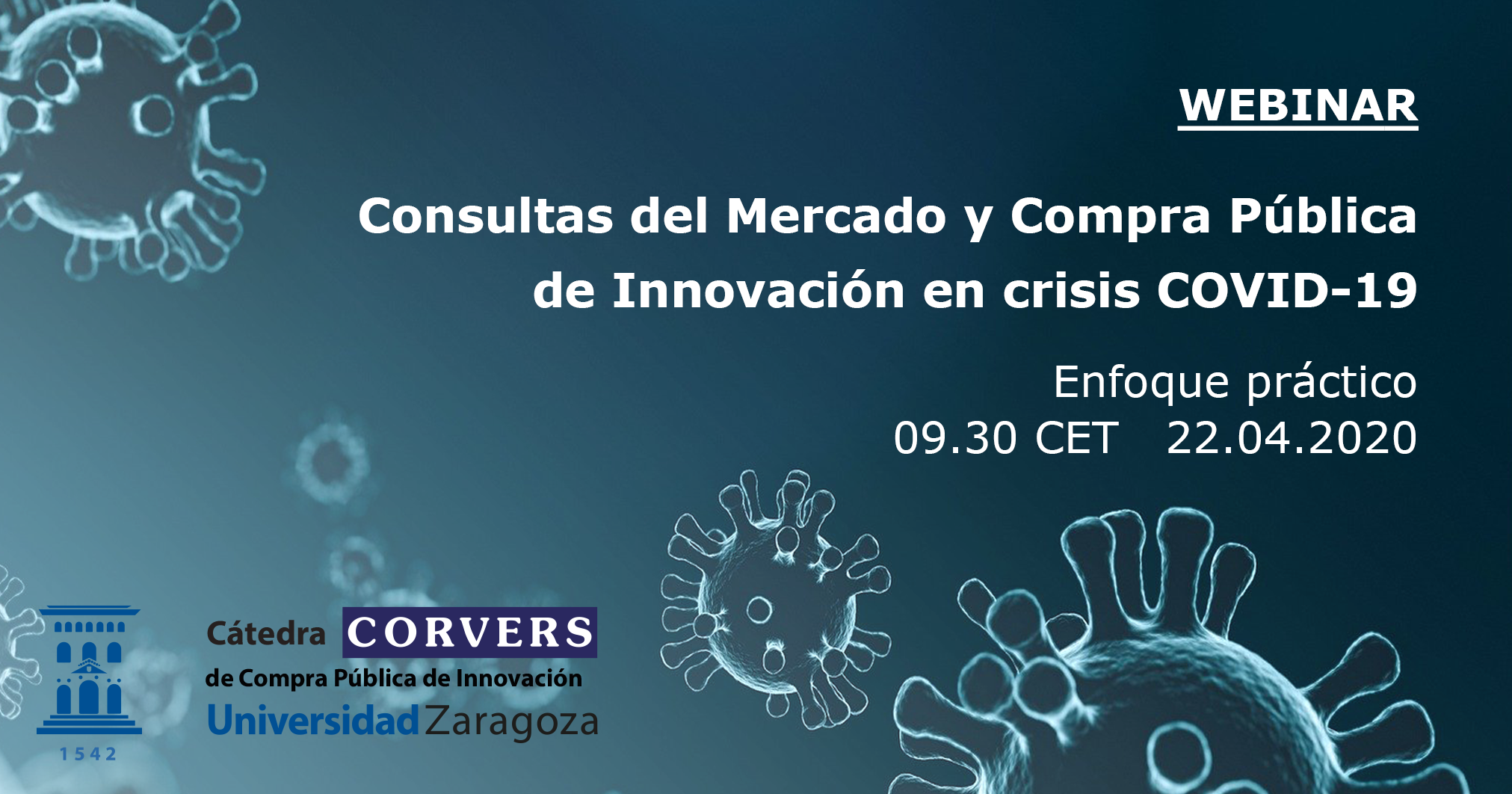 Webinar gratuito sobre Consultas del Mercado y Compra Pública de Innovación en crisis COVID-19