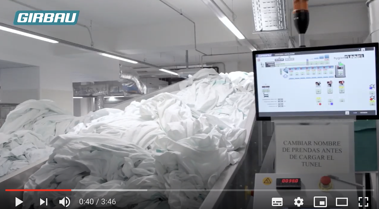 Vídeo del servicio de lavandería inteligente del Hospital Universitario Lozano Blesa