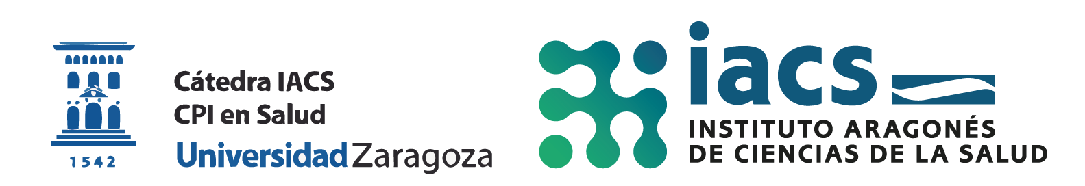Logo cátedra con IACS Logotipo de la Cátedra IACS de CPI en Salud
